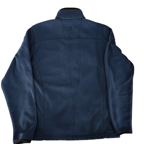 TIMBERLAND fleece jacket sweater blue for men small full zip - Picture 4 of 12